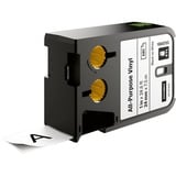 Dymo Vinilo multiuso, Cinta de escritura Negro sobre blanco, Negro, Transferencia térmica, Vinilo, Bélgica, -40 - 60 °C