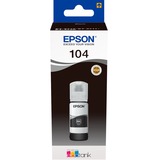 Epson 104 EcoTank Black ink bottle, Tinta Negro, Epson, EcoTank ET-4700 EcoTank ET-2726 EcoTank ET-2720 EcoTank ET-2715 EcoTank ET-2714 EcoTank ET-2712..., 65 ml, Inyección de tinta, Multicolor