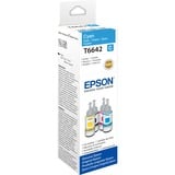 Epson 664 Ecotank Cyan ink bottle (70ml), Tinta Cian, Epson, EcoTank L555 EcoTank L355 EcoTank ET-4550 EcoTank ET-4500 EcoTank ET-3600 EcoTank ET-2650 EcoTank..., Gris, 70 ml, Indonesia