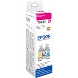 Epson 664 Ecotank Magenta ink bottle (70ml), Tinta Magenta, Epson, EcoTank L555 EcoTank L355 EcoTank ET-4550 EcoTank ET-4500 EcoTank ET-3600 EcoTank ET-2650 EcoTank..., Gris, 70 ml, Indonesia