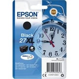 Epson Alarm clock Singlepack Black 27XL DURABrite Ultra Ink, Tinta Alto rendimiento (XL), Tinta a base de pigmentos, 17,7 ml, 1100 páginas, 1 pieza(s)