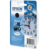 Epson Alarm clock Singlepack Black 27XL DURABrite Ultra Ink, Tinta Alto rendimiento (XL), Tinta a base de pigmentos, 17,7 ml, 1100 páginas, 1 pieza(s)