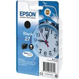 Epson Alarm clock Singlepack Black 27 DURABrite Ultra Ink, Tinta Rendimiento estándar, Tinta a base de pigmentos, 6,2 ml, 350 páginas, 1 pieza(s)