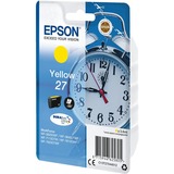 Epson Alarm clock Singlepack Yellow 27 DURABrite Ultra Ink, Tinta Rendimiento estándar, Tinta a base de pigmentos, 3,6 ml, 300 páginas, 1 pieza(s)