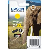 Epson Elephant Cartucho 24XL amarillo, Tinta Alto rendimiento (XL), Tinta a base de pigmentos, 8,7 ml, 740 páginas, 1 pieza(s)