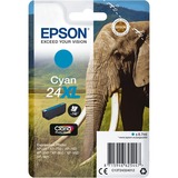 Epson Elephant Cartucho 24XL cian, Tinta Alto rendimiento (XL), 8,7 ml, 740 páginas, 1 pieza(s)