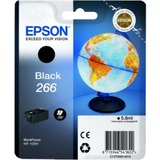 Epson Globe Singlepack Black 266 ink cartridge, Tinta negro, Tinta a base de pigmentos, 5,8 ml, 250 páginas, 1 pieza(s)