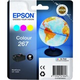 Epson Globe Singlepack Colour 267 ink cartridge, Tinta Tinta a base de pigmentos, 6,7 ml, 200 páginas, 1 pieza(s)