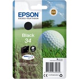 Epson Golf ball Singlepack Black 34 DURABrite Ultra Ink, Tinta Rendimiento estándar, Tinta a base de pigmentos, 6,1 ml, 350 páginas, 1 pieza(s)