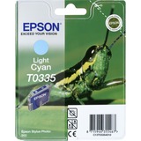 Epson Grasshopper Cartucho T0335 cian claro, Tinta Tinta a base de pigmentos, 17 ml, 1 pieza(s), Minorista