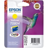 Epson Hummingbird Cartucho T0804 amarillo, Tinta Tinta a base de pigmentos, 7,4 ml, 1 pieza(s), Minorista