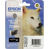 Epson Husky Cartucho T0969 gris claro, Tinta Tinta a base de pigmentos, 11,4 ml, 1 pieza(s)