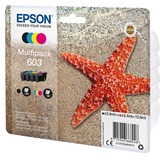 Epson Multipack 4-colours 603 Ink, Tinta Rendimiento estándar, 3,4 ml, 2,4 ml, 150 páginas, 1 pieza(s), Multipack