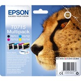 Epson Multipack T0715 4 colores, Tinta Rendimiento estándar, 7,4 ml, 5,5 ml, 1 pieza(s), Multipack