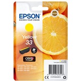 Epson Oranges Singlepack Yellow 33 Claria Premium Ink, Tinta Rendimiento estándar, Tinta a base de pigmentos, 4,5 ml, 300 páginas, 1 pieza(s)