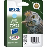 Epson Owl Cartucho T0795 cian claro, Tinta Tinta a base de pigmentos, 11,1 ml, 1 pieza(s), Minorista