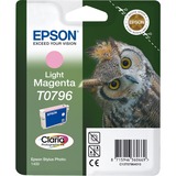 Epson Owl Cartucho T0796 magenta claro, Tinta Tinta a base de pigmentos, 11,1 ml, 1 pieza(s), Minorista