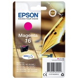 Epson Pen and crossword Cartucho 16 magenta, Tinta Rendimiento estándar, Tinta a base de pigmentos, 3,1 ml, 165 páginas, 1 pieza(s)