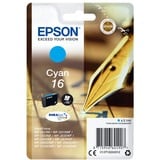 Epson Pen and crossword Singlepack Cyan 16 DURABrite Ultra Ink, Tinta Rendimiento estándar, Cian, 3,1 ml, 1 pieza(s), 165 páginas