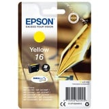 Epson Pen and crossword Singlepack Yellow 16 DURABrite Ultra Ink, Tinta Rendimiento estándar, Amarillo, Tinta a base de pigmentos, 3,1 ml, 1 pieza(s), 165 páginas
