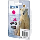 Epson Polar bear Cartucho 26XL magenta, Tinta Alto rendimiento (XL), Tinta a base de pigmentos, 9,7 ml, 700 páginas, 1 pieza(s)