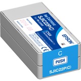 Epson SJIC22P(C): Ink cartridge for ColorWorks C3500 (Cyan), Tinta 1 pieza(s)