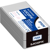 Epson SJIC22P(K): Ink cartridge for ColorWorks C3500 (Black), Tinta Tinta a base de pigmentos, 1 pieza(s)