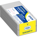 Epson SJIC22P(Y): Ink cartridge for ColorWorks C3500 (yellow), Tinta Tinta a base de pigmentos, 1 pieza(s)