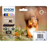 Epson Squirrel Multipack 6-colours 378XL Claria Photo HD Ink, Tinta Alto rendimiento (XL), 11,2 ml, 9,3 ml, 1 pieza(s), Multipack