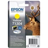 Epson Stag Tinta amarilla T1304 DURABrite Ultra Ciervo Alto rendimiento (XL), Amarillo, Tinta a base de pigmentos, 10,1 ml, 1 pieza(s), 1005 páginas