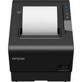 Epson TM-T88VI (111): Serial, USB, Ethernet, PS, Black, EU, Impresora de tickets negro, USB, Ethernet, PS, Black, EU, Térmica directa, Impresora de recibos, 180 x 180 DPI, 300 mm/s, 350 mm/s, Texto, Gráfico, Código de barras