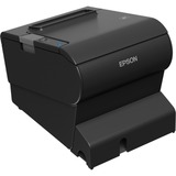 Epson TM-T88VI (111): Serial, USB, Ethernet, PS, Black, EU, Impresora de tickets negro, USB, Ethernet, PS, Black, EU, Térmica directa, Impresora de recibos, 180 x 180 DPI, 300 mm/s, 350 mm/s, Texto, Gráfico, Código de barras