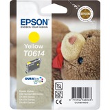 Epson Teddybear Cartucho T0614 amarillo, Tinta Tinta a base de pigmentos, 8 ml, 1 pieza(s), Minorista