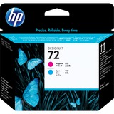 HP Cabezal de impresión 72 magenta y cian Tinta a base de colorante, 1 pieza(s)