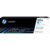 HP Cartucho de tóner Original LaserJet 205A cian 900 páginas, Cian, 1 pieza(s)