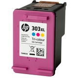 HP Cartucho de tinta Original 303XL tricolor de alta capacidad Alto rendimiento (XL), Tinta a base de colorante, 415 páginas, 1 pieza(s)