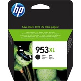 HP Cartucho de tinta Original 953XL de alto rendimiento negro Alto rendimiento (XL), Tinta a base de pigmentos, 42,5 ml, 2000 páginas, 1 pieza(s)