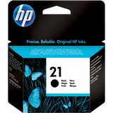HP Cartucho de tinta original 21 negro Rendimiento estándar, Tinta a base de pigmentos, 5 ml, 190 páginas, 1 pieza(s)