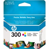 HP Cartucho de tinta original 300 Tri-color Rendimiento estándar, Tinta a base de colorante, 165 páginas, 1 pieza(s), Minorista