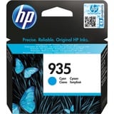 HP Cartucho de tinta original 935 cian Rendimiento estándar, Tinta a base de pigmentos, 4,5 ml, 400 páginas, 1 pieza(s)