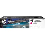HP Cartucho magenta original PageWide 981X magenta de alto rendimiento, Tinta Alto rendimiento (XL), Tinta a base de pigmentos, 114,5 ml, 10000 páginas, 1 pieza(s)
