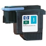 HP HPC4811A cabeza de impresora Inyección de tinta térmica, Cabezal de impresión HP Business Inkjet 1000, 1100, 1200, 2300, 2600, 2800 HP DesignJet 100plus, 110plus Printer , 111,..., Inyección de tinta térmica, Cian, C4811A, Singapur, 110 mm, Minorista