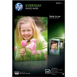 HP Papel fotográfico brillante Everyday - 100 hojas/10 x 15 cm Brillo, 200 g/m², 10x15 cm, Blanco, 100 hojas, 15 - 30 °C