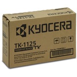 Kyocera TK-1125 cartucho de tóner 1 pieza(s) Original Negro 2100 páginas, Negro, 1 pieza(s)