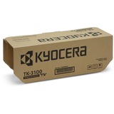 Kyocera TK-3100 cartucho de tóner 1 pieza(s) Original Negro 12500 páginas, Negro, 1 pieza(s)