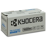Kyocera TK-5220C cartucho de tóner 1 pieza(s) Original Cian 1200 páginas, Cian, 1 pieza(s)