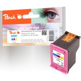 Peach 316239 6.7ml 180páginas Cian, Magenta, Amarillo cartucho de tinta Cian, Magenta, Amarillo, - HP, 6,7 ml, 180 páginas, Inyección de tinta