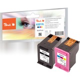 Peach 316258 cartucho de tinta 2 pieza(s) Negro, Cian, Magenta, Amarillo Tinta a base de pigmentos, 2 pieza(s), Multipack