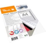 Peach Bürogeräte A4 Blanco 100 pieza(s), Portadas para encuadernado blanco, A4, Blanco, 250 g/m², 100 pieza(s)