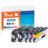 Peach LC-3233 cartucho de tinta 5 pieza(s) Negro, Cian, Magenta, Amarillo 65 ml, 16 ml, 5 pieza(s), Multipack